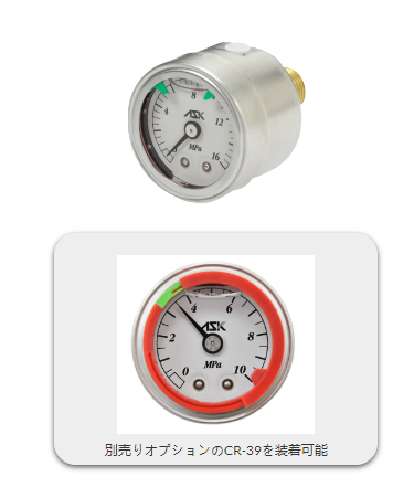 日本ASK压力表OPG-DT-R1/4-39X40MPa-S压力计